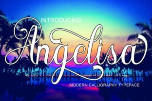 Angelisa: Elegant Script Handwritten Font for Designers