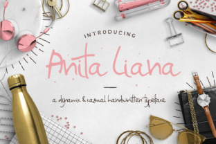 Anita Liana: A Casual Handwritten Typeface for Small Business Branding