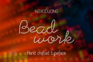 Beadwork Script Handwritten Font for Elegant Digital Branding