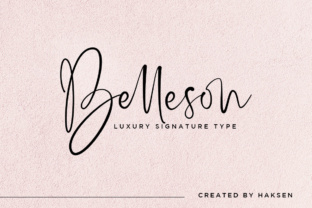 Belleson Script: A Luxurious Script Handwritten Font for Elegant Branding