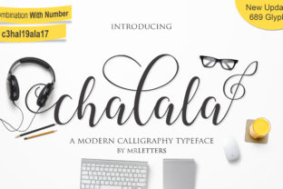 Chalala: A Fresh Modern Script Font for Handwritten Branding