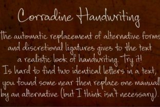 Corradine Handwriting Family: Elegant Script Fonts for Small Business Branding