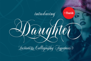 Daughter Script: A Luxurious Handwritten Typeface for Feminine Branding