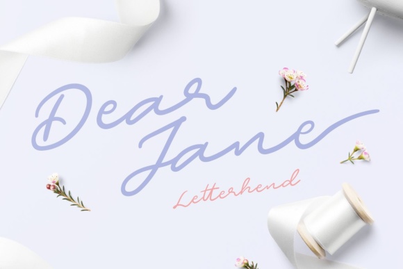 Dear Jane Script: A Romantic Handwritten Font for Editorial Design