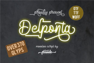 Delponta Script: A Handwritten Font That Elevates Handmade Brands