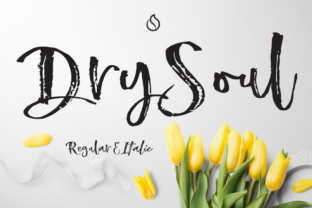 Dry Soul: A Brush-Based Typeface for Bold, Personal Branding