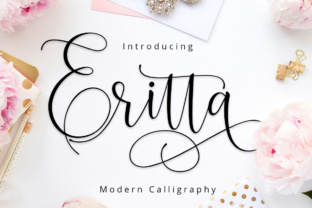 Eritta: A Modern Script Handwritten Font for Thoughtful Editorial Design