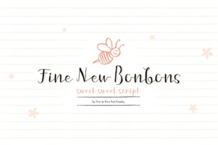 Fine New Bonbons: A High-Contrasted Script Font for Editorial Design