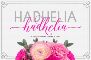 Hadhelia Script: A Feminine Script Handwritten Font for Makers