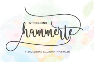Hammerte: A Stylish Script Font for Editorial Warmth