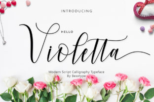 Hello Violetta: A Script Handwritten Font That Elevates Your Brand