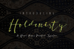 Holdenisty: A Script Handwritten Font with Rough Charm for Digital Brands
