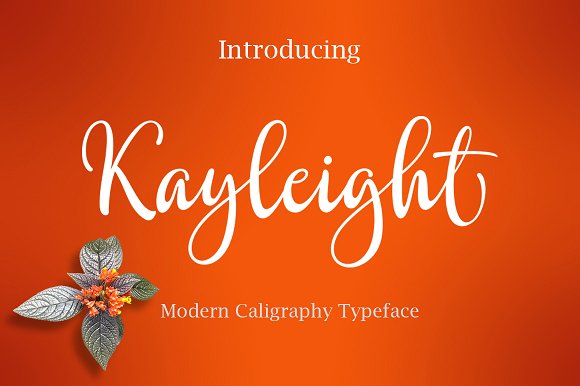 Kayleight Script Handwritten Font for Crafters