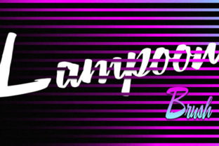Lampoon Brush Font for Retro-Inspired Branding