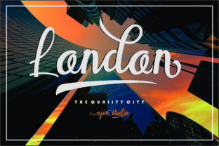 London Script: A Handcrafted Script Handwritten Font for Authentic Branding