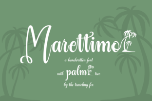 Marettimo Font: Island-Chic Script Handwritten Fonts for Makers
