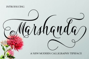 Marshanda: A Modern Calligraphy Typeface for Thoughtful Design