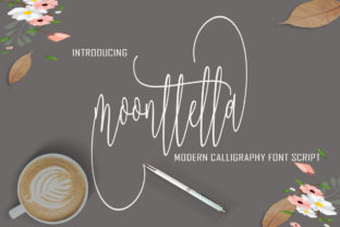 Moonttella: A Script Handwritten Font for Elegant Campaign Moments