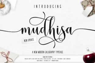 Mudhisa Script Font for Handmade Makers