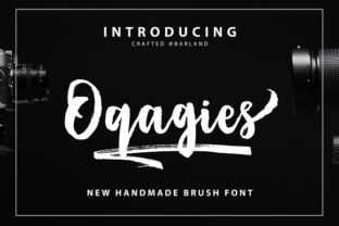 Oqagies: A Premium Script Handwritten Font with 340+ Glyphs
