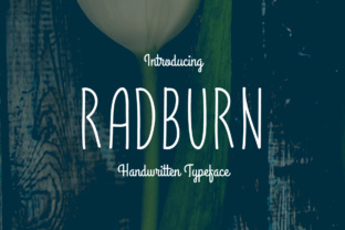 Radburn Font for Clean, Modern Script Branding