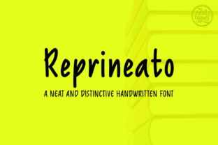 Reprineato: Bold Handwritten Font for Clear, Human Campaigns