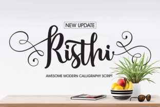 Risthi: A Modern Handwritten Script Font for Editorial Design