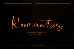 Roommates Script Font for Elegant Branding and Social Campaigns