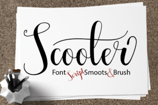 Scooter: A Modern Calligraphy Typeface for Handmade Creators