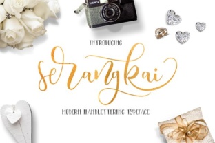 Serangkai: A Fluid, Elegant Script Handwritten Font