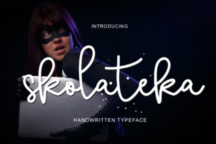 Skolateka: A Fresh Modern Script Font for Editorial Design