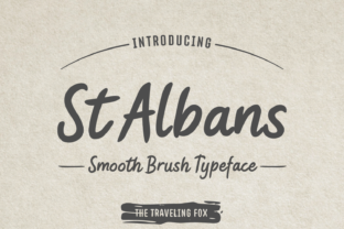St Albans: A Handmade Brush Typeface for Authentic Brand Identity
