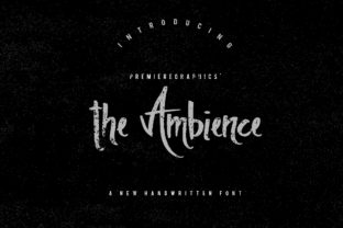 The Ambience Font for Horror-Themed Branding