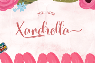 Xandrella Handwritten Font for Small Business Branding